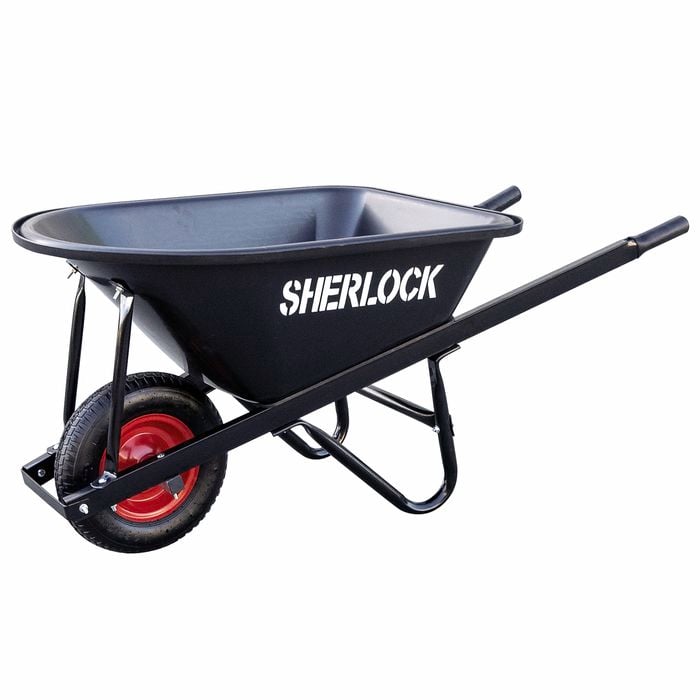 Sherlock 100L Home Use Poly Tray Wheelbarrow
