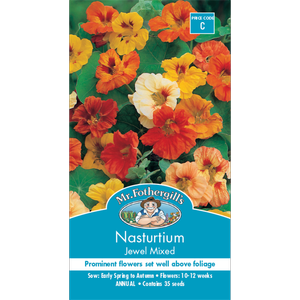 Mr Fothergill's Jewel Nasturtium Flower Seeds