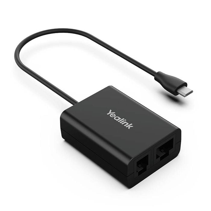 YEALINK EHS61 Wireless Headset Adapter for WH62/3, Compatible with Unify/Mitel/Yealink T27G/29G/4xG