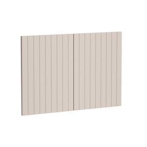 Kaboodle 900mm Cannellini V-Groove Rangehood Doors - 2 Pack