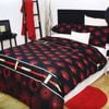 Essentially Home Living Fan Shape Black Quilt Cover Set Single
