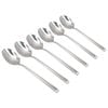 Tondo Stainless Steel Dessert Spoons - 21cm - 12x Durable Rust Resistant Stainless Steel Dishwasher Safe Flatware Set