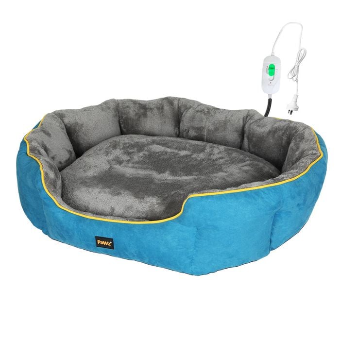Pawz Heated Pet Bed Electric Mat Cat Dog Warm Blanket Xl Removable Cover