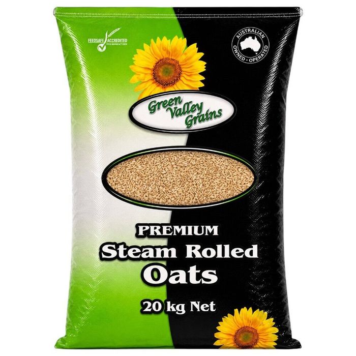 Green Valley Oats Steam Rolled Animal Feed Supplement 20kg