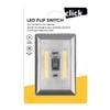 Click Grey LED Flip Switch