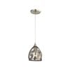 CLA Lighting ORDITO Chrome with Glass Pendant Light - Black Chrome