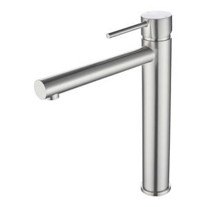 Mondella Resonance 35mm Brushed Nickel Vessel Basin Mixer WELS 4 Star 7.5L/min