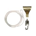 Gallery@Home 8kg Brass Skirting Hook and Nylon Line Set