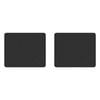 2PK Moki Gaming/Office Mouse Pad Large Non-Slip 32x27cm - Black