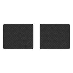 2PK Moki Gaming/Office Mouse Pad Large Non-Slip 32x27cm - Black