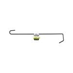 Jack 450mm Black Square Hook