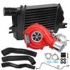 GEN1 High Flow Turbo Charger With 60mm Intercooler & Hoses And Genuine Oil Feed Pipe For Mitsubishi Challenger 4D56 2.5L VT16