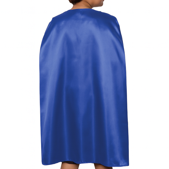 MEDIUM CAPE Kids Childrens Party Costume Vampire Halloween Coat School Team Blue