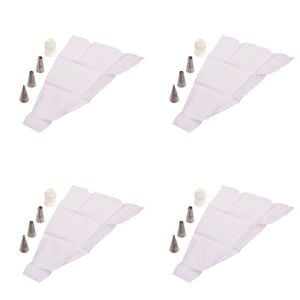 4PK Appetito Icing Bag Set Home Kitchenware Baking Cake Decoration