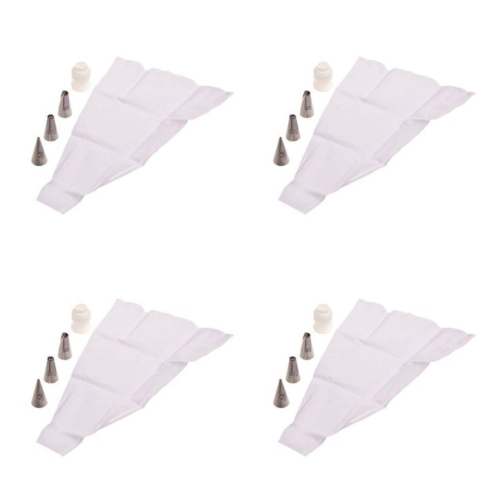 4PK Appetito Icing Bag Set Home Kitchenware Baking Cake Decoration