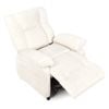 Ufurniture Electric Recliner Chair Home Theater Armchair Recliner Sofa With Side Pocket Beige