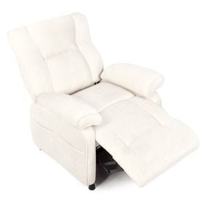 Ufurniture Electric Recliner Chair Home Theater Armchair Recliner Sofa With Side Pocket Beige