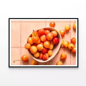A Bowl of Cherry Tomatoes  Print 100% Australian Made 90x60cm  (Poster)