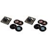 8pc Aquarius Silicone Pink Floyd Dark Side Coaster Drink Pad 10.8cm