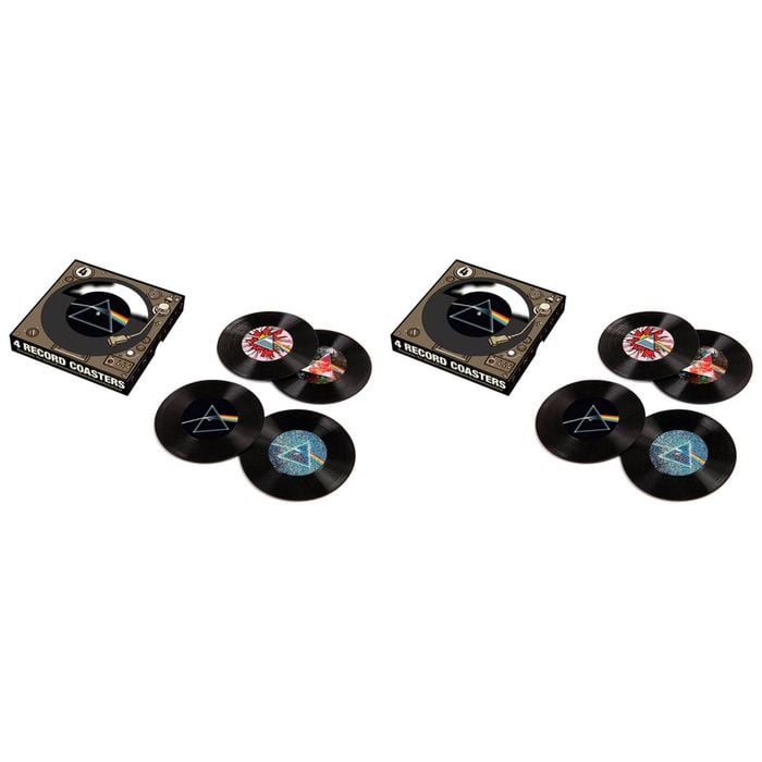 8pc Aquarius Silicone Pink Floyd Dark Side Coaster Drink Pad 10.8cm