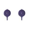 2PK Dexas 11.5cm Silicone Pop Funnel Kitchen Utensil - Purple