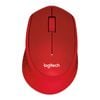 Logitech M331 Silent Plus Mouse Rf Wireless Optical 1000 Dpi - Red [910-004916]