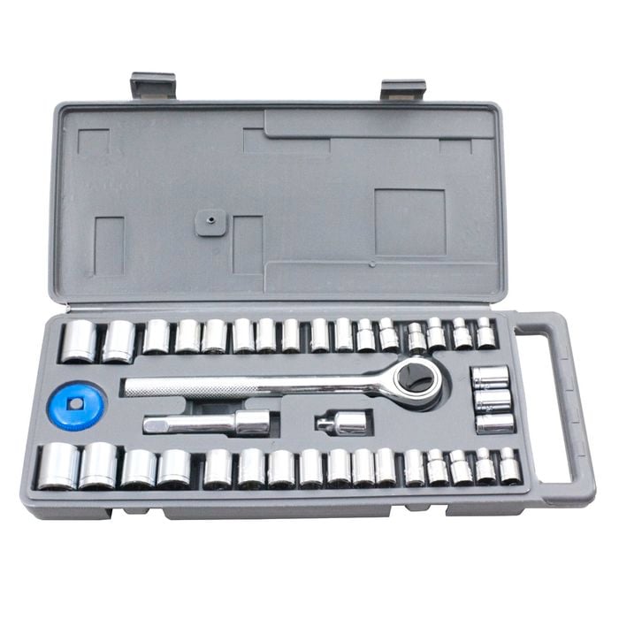 Craftright 40 Piece Socket Set - 1/4" & 3/8" Drive