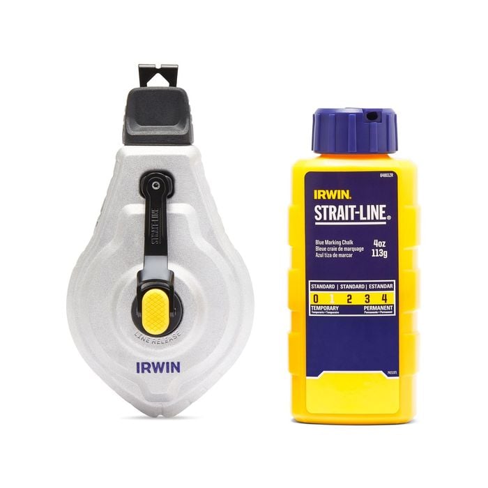 IRWIN STRAIT-LINE MACH6 30m Chalk Reel with Blue Chalk