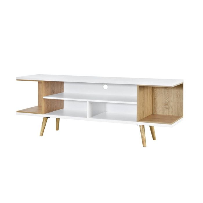 Aileen 1.6m Tv Entertainment Unit – White & Oak