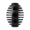 Gladiator 12cm Black Rubber Rugby Dog Toy