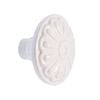 Lane White Round Flow Knob