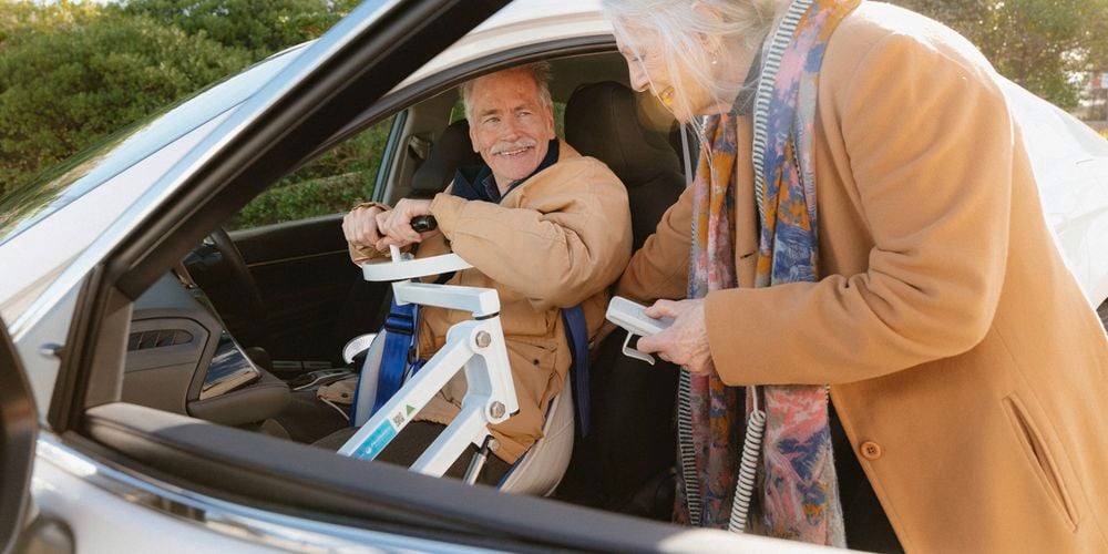 The Ibis Wheelchair to Car Access allows a person with disability or mobility limitations access their vehicle without permanent modifications to the vehicle I/N 2021024206900