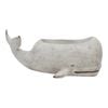 LVD Resin 34cm Whale Planter Decor Ornament Large - White