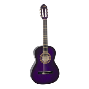 Valencia VC103PPS 3/4 Size Nylon String Classical Guitar - Purple Sunburst