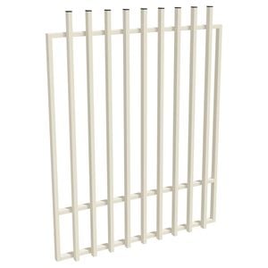 ProtectorAl 800 - 1200 x 1500mm Surfmist Aluminium Batten Pool Gate