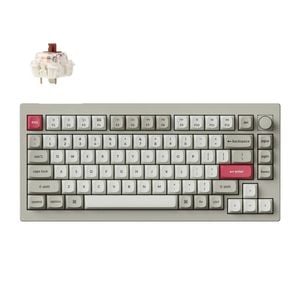 Keychron V1 Max Hot-swap Wireless Mechanical Keyboard (retro) (brown Switch)