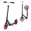 VEVOR Kick Scooter Pink 2 Wheels with Adjustable Handlebar Wide Anti-Slip Deck for Kids Ages 8+