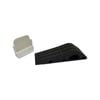 Adoored Black Rubber Heavy Duty Wedge With Holder