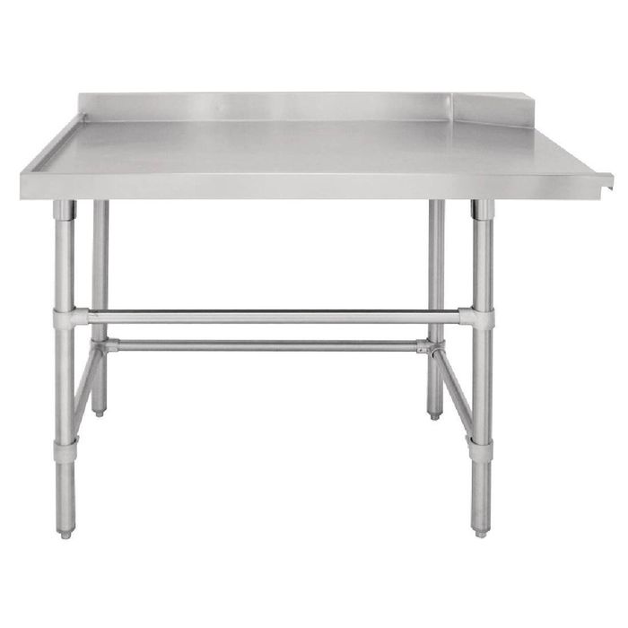 Vogue Dishwasher Outlet Table Left Hand Stainless Steel 1200 X 700 X 960mm