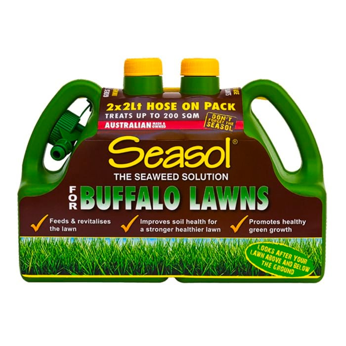 Seasol 2L Buffalo Lawn Fertiliser - Twin Pack
