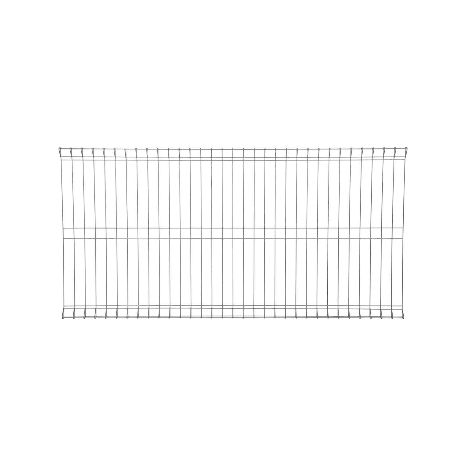 RapidFence 2400 x 1200mm Galvanised Roll Top Wire Mesh Fence Panel product image
