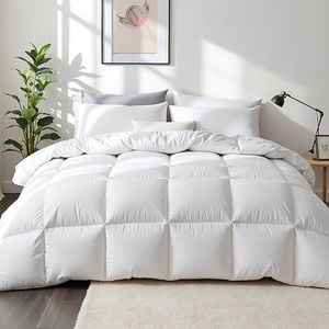 Giselle 700GSM Duck Down Feather Quilt Duvet Doona Winter Blanket Single White