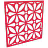 ProtectorAl 300-1200w x 300-1200h Light Red/Gloss White Morrocco Unframed Composite Deco Panel