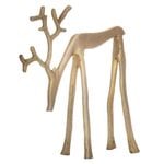 Ladelle Prancer Aluminium Reindeer Decoration 20x17x6cm Gold