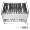 VEVOR Commercial Popsicle Moulds Silver Round-Head with Double Slot Stainless Steel