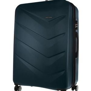 Pierre Cardin Large Hard-shell Suitcase Travel Luggage Bag 161l/80cm Teal