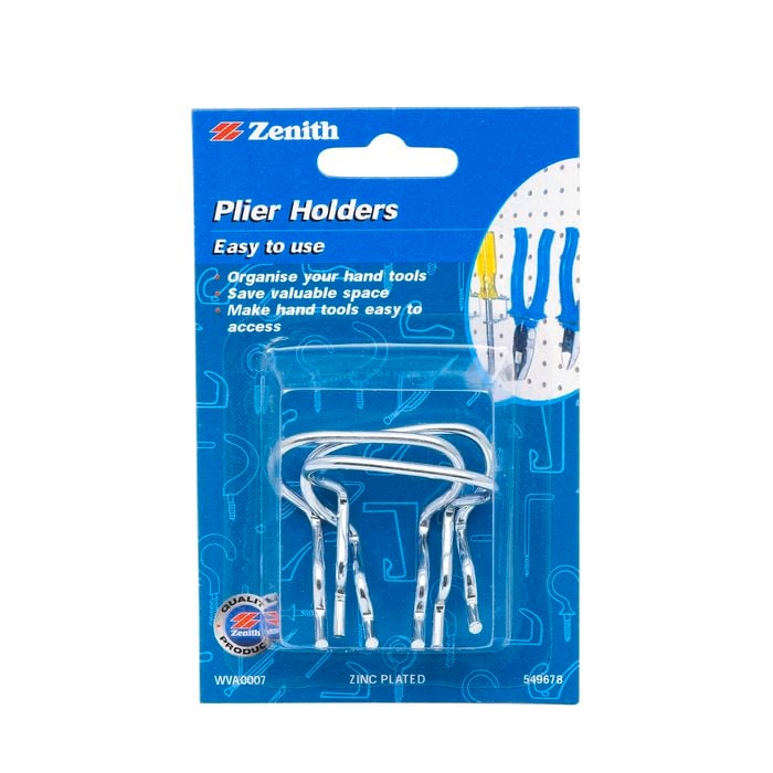 Zenith Zinc Plated Plier Holders - 3 Pack