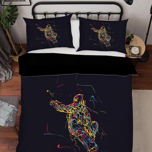 3D Black Skateboarder Skateboard Quilt Cover Set Bedding Set Pillowcases 27