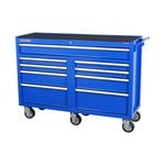 Kincrome BLUESTEEL 1370mm 54" 9 Drawer Tool Trolley