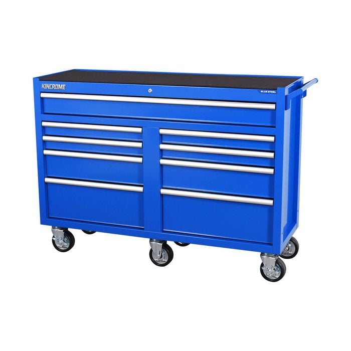 Kincrome BLUESTEEL 1370mm 54" 9 Drawer Tool Trolley